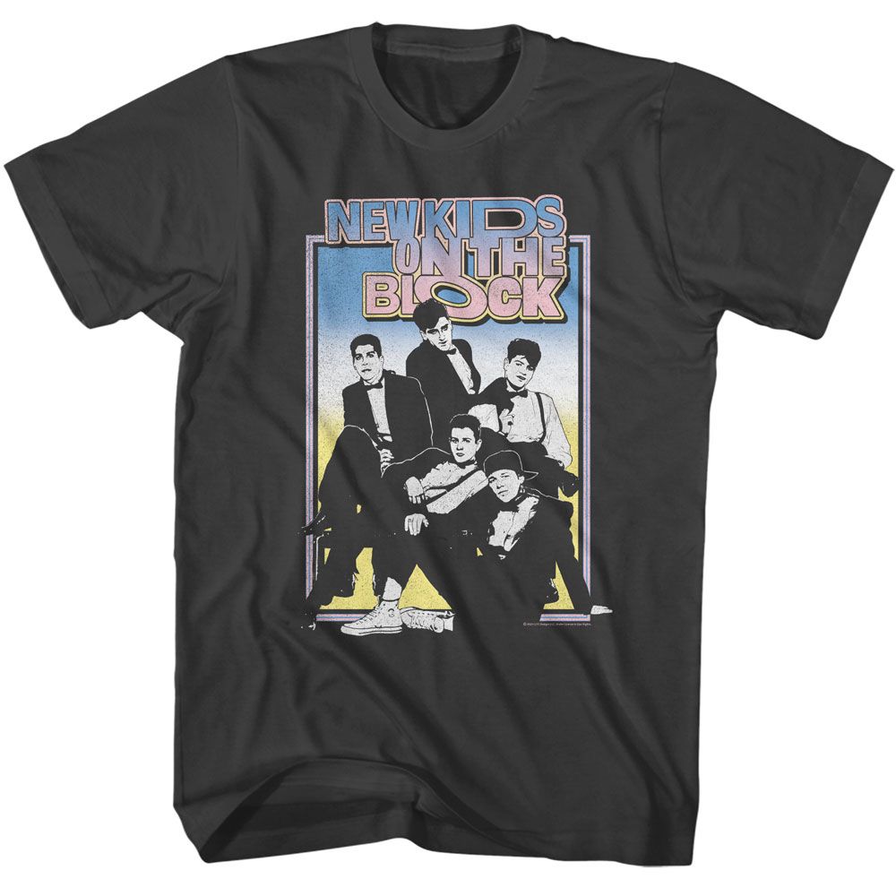 New Kids On The Block Gradient Suits T-Shirt