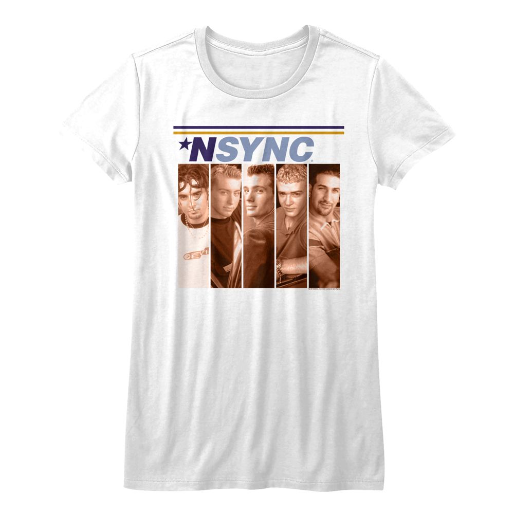 NSYNC Boxes Junior's T-Shirt