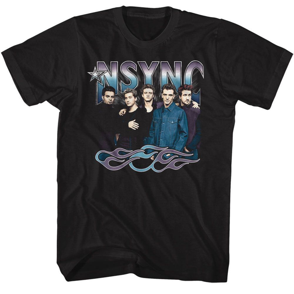 N'Sync Cool Tones and Flames T-Shirt
