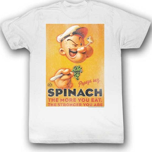 Men's Popeye Spinach Style Lightweight Tee