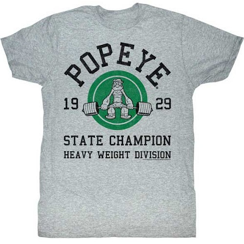 Popeye Heavy Weight T-Shirt - Blue Culture Tees