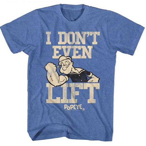 Popeye No Liftin T-Shirt - Blue Culture Tees