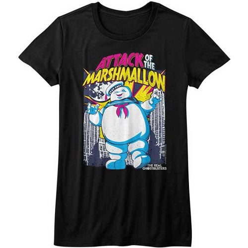 Junior's The Real Ghostbusters Marshmallow Attacks Tee