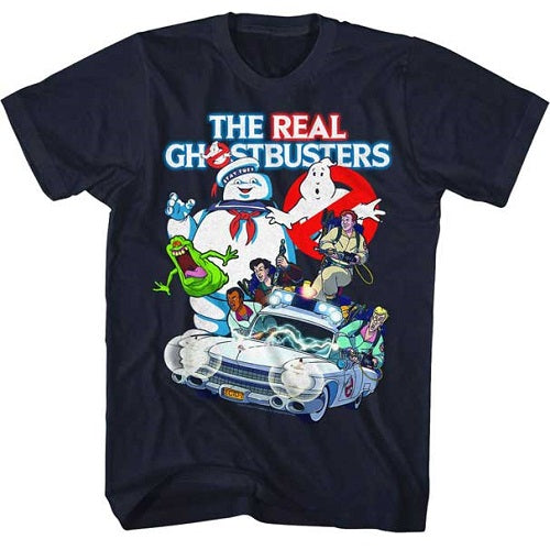 Men's The Real Ghostbusters Gb Collage Tee