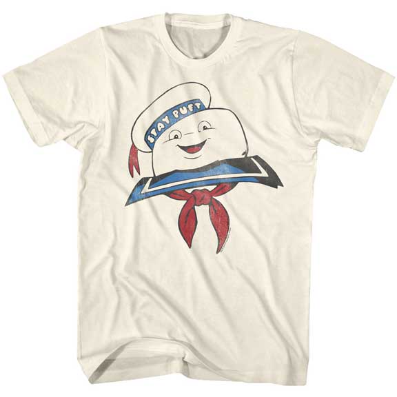 The Real Ghostbusters Stay Puft Head T-Shirt