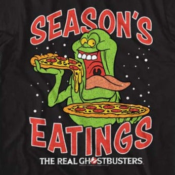 Ghostbusters Seasons Eatings Christmas T-Shirt
