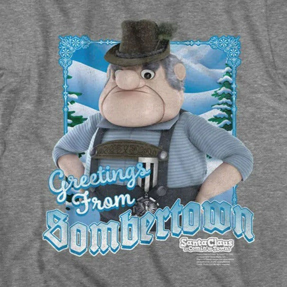 Greetings From Sombertown Christmas T-Shirt