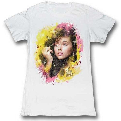 WOMEN'S SAVED BY THE BELL ALL MADE UP TEE - Blue Culture Tees