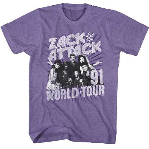 Men's Saved By The Bell Zack Attack 91 Tour Lightweight Tee