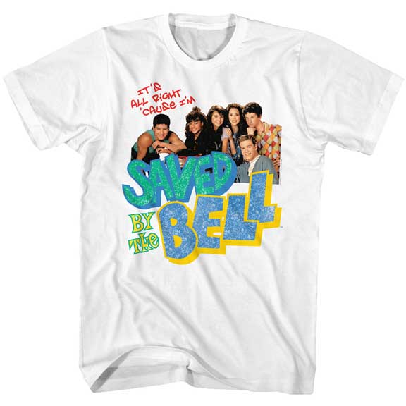 Men's Saved By The Bell Tacky Collage Tee