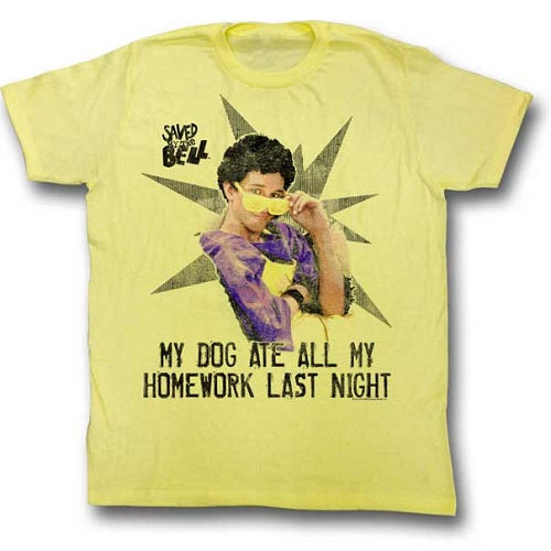 Saved By The Bell My Homework T-Shirt