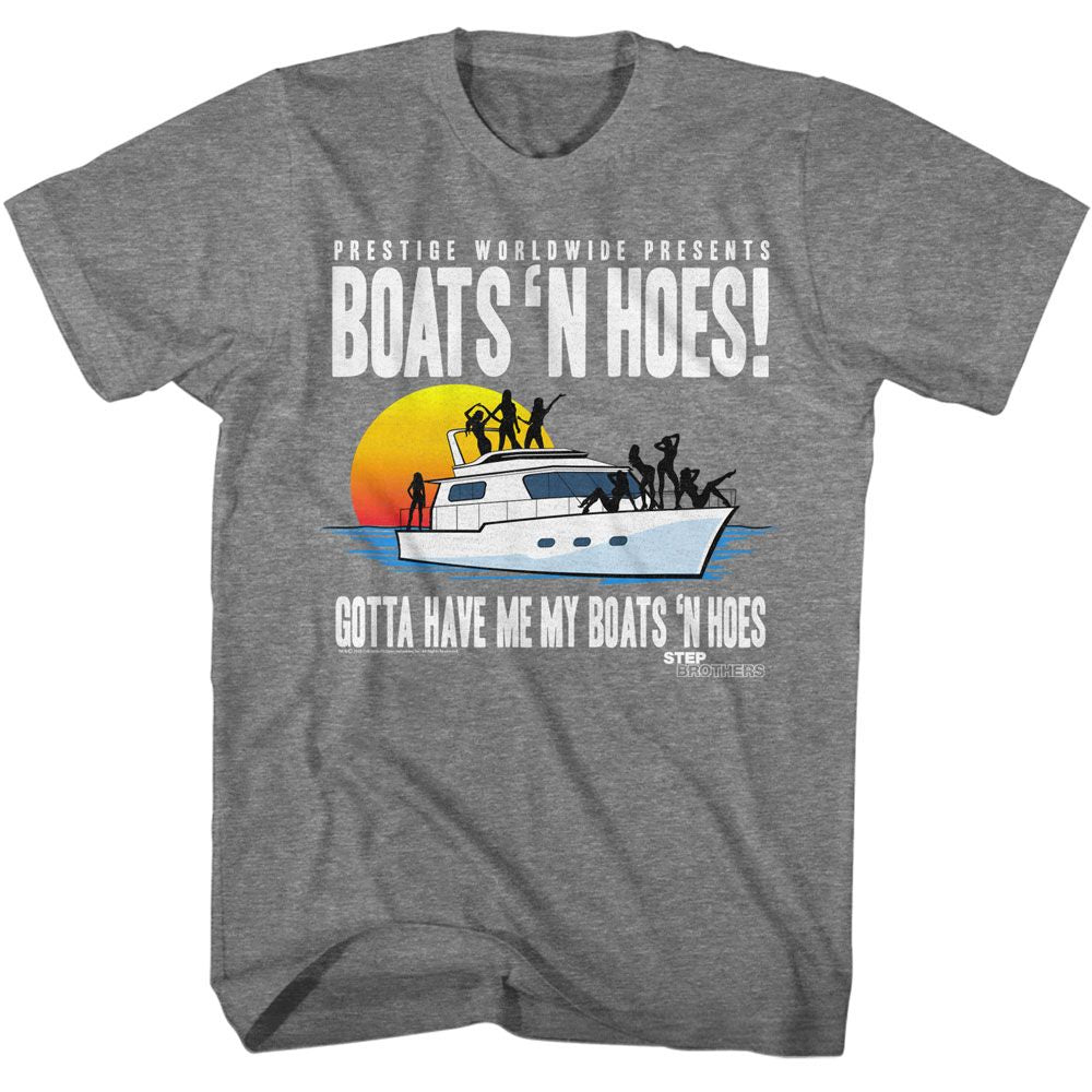 Step Brothers Boat With Saucy Gals 2 T-Shirt