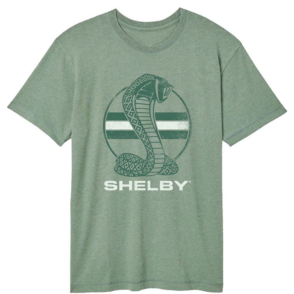 Carroll Shelby Cobra Circle Stripes Vintage Wash T-Shirt