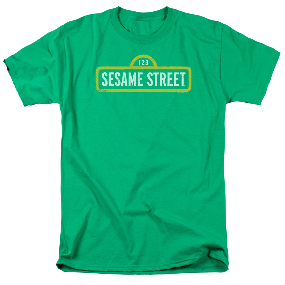 Men's Sesame Street Rough Logo Tee