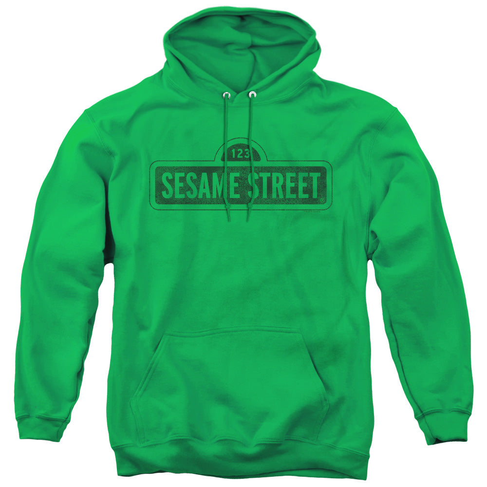 Men's Sesame Street One Color Dark Pullover Hoodie