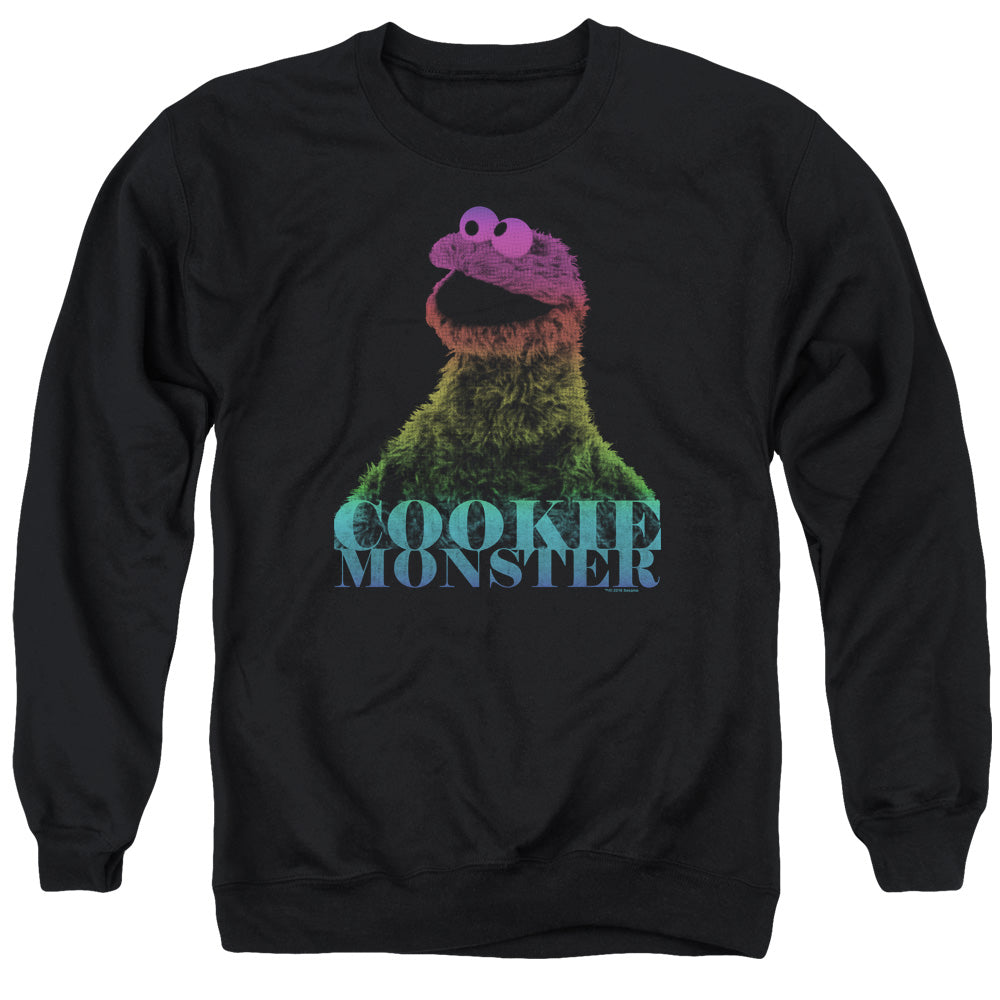 Men's Sesame Street Cookie Monster Halftone Sweatshirt