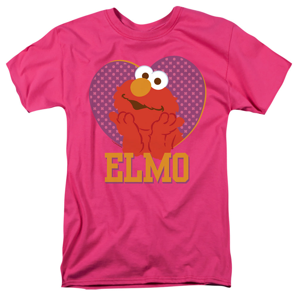 Sesame Street Patterned Elmo Heart T-Shirt