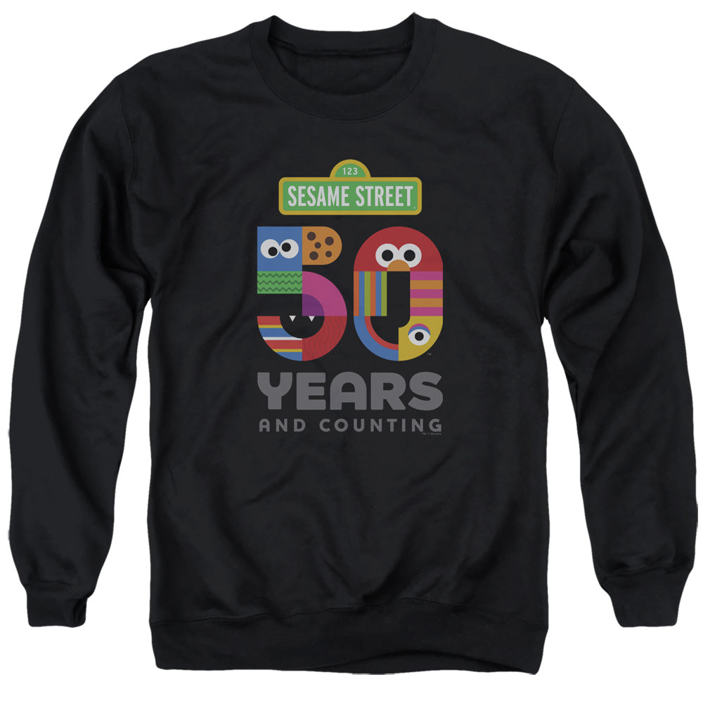 Men's Sesame Street 50 Years Logo Sweatshirt