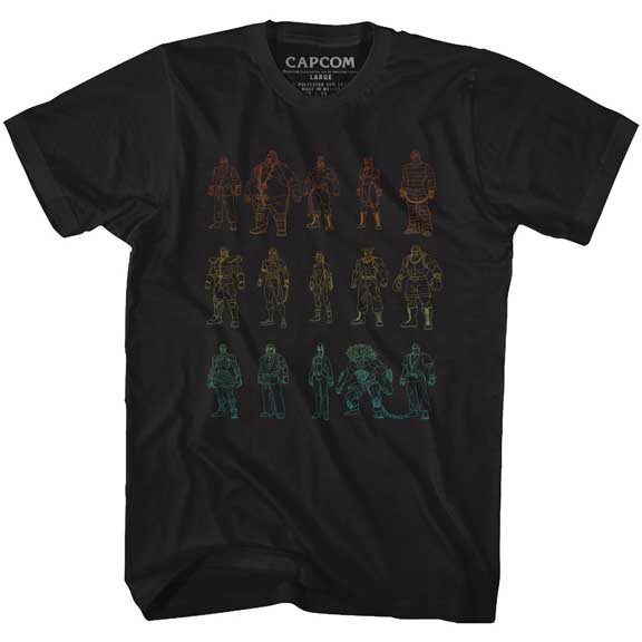 Street Fighter Outlines Tee