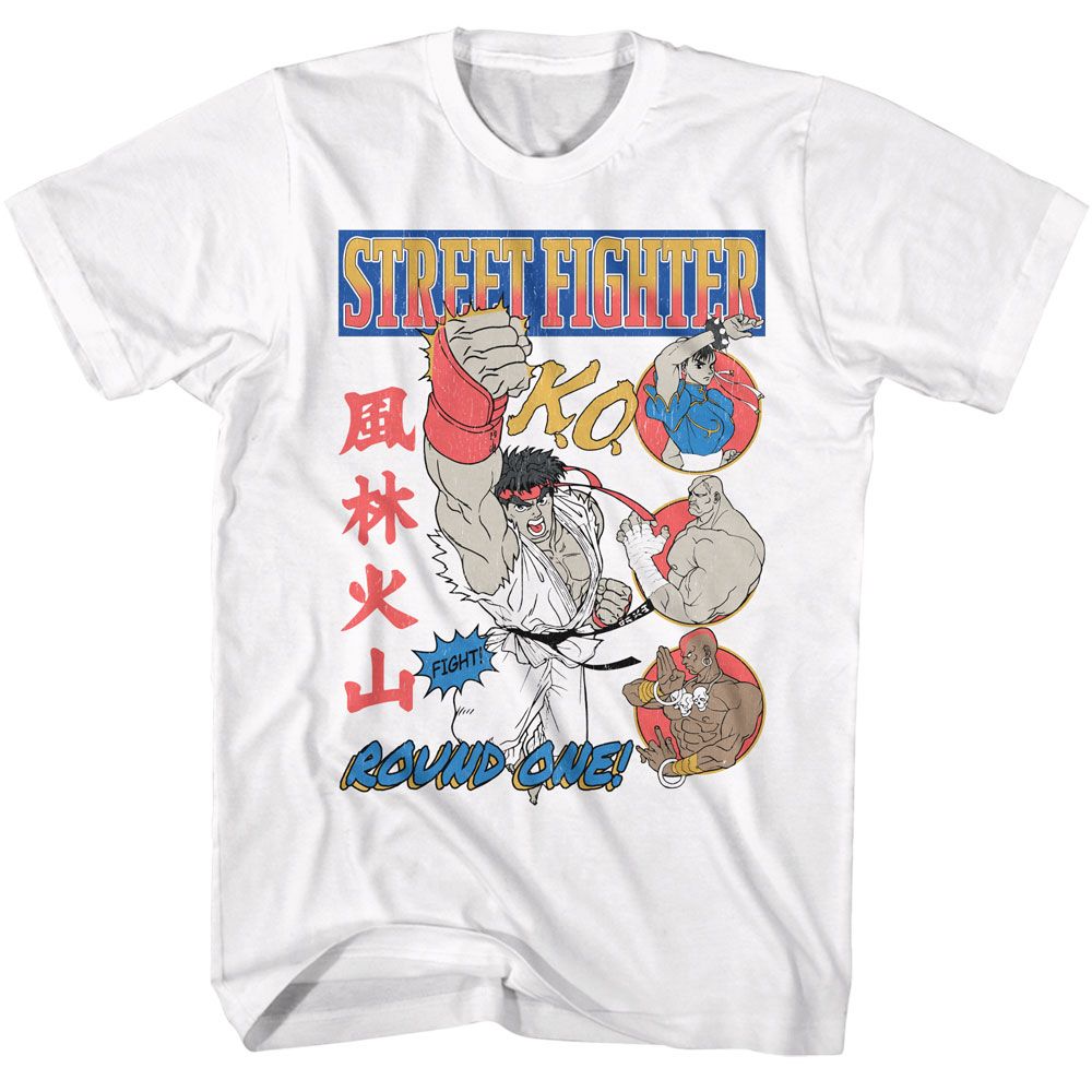 Street Fighter Round One Comic T-Shirt