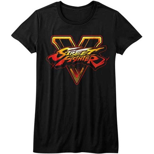 Junior's Street Fighter Sfv Logo Tee