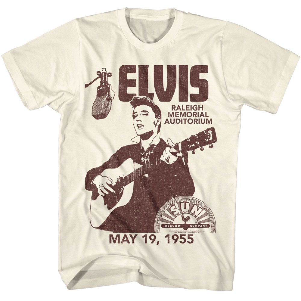 Elvis Sun Records Raleigh Auditorium T-Shirt