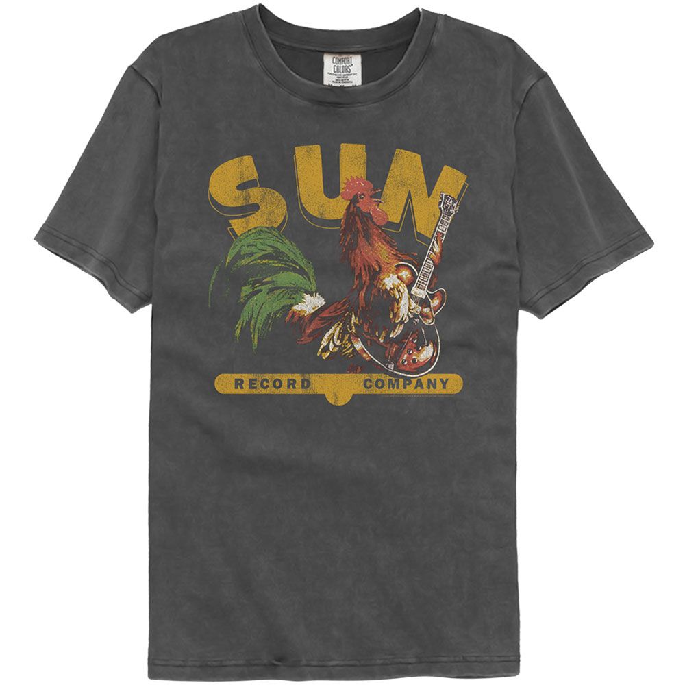 Sun Records Rooster With Guitar Comfort Colors T-Shirt