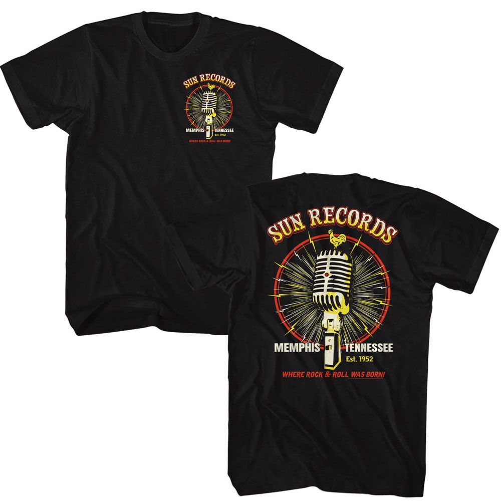 Sun Records Microphone Burst T-Shirt