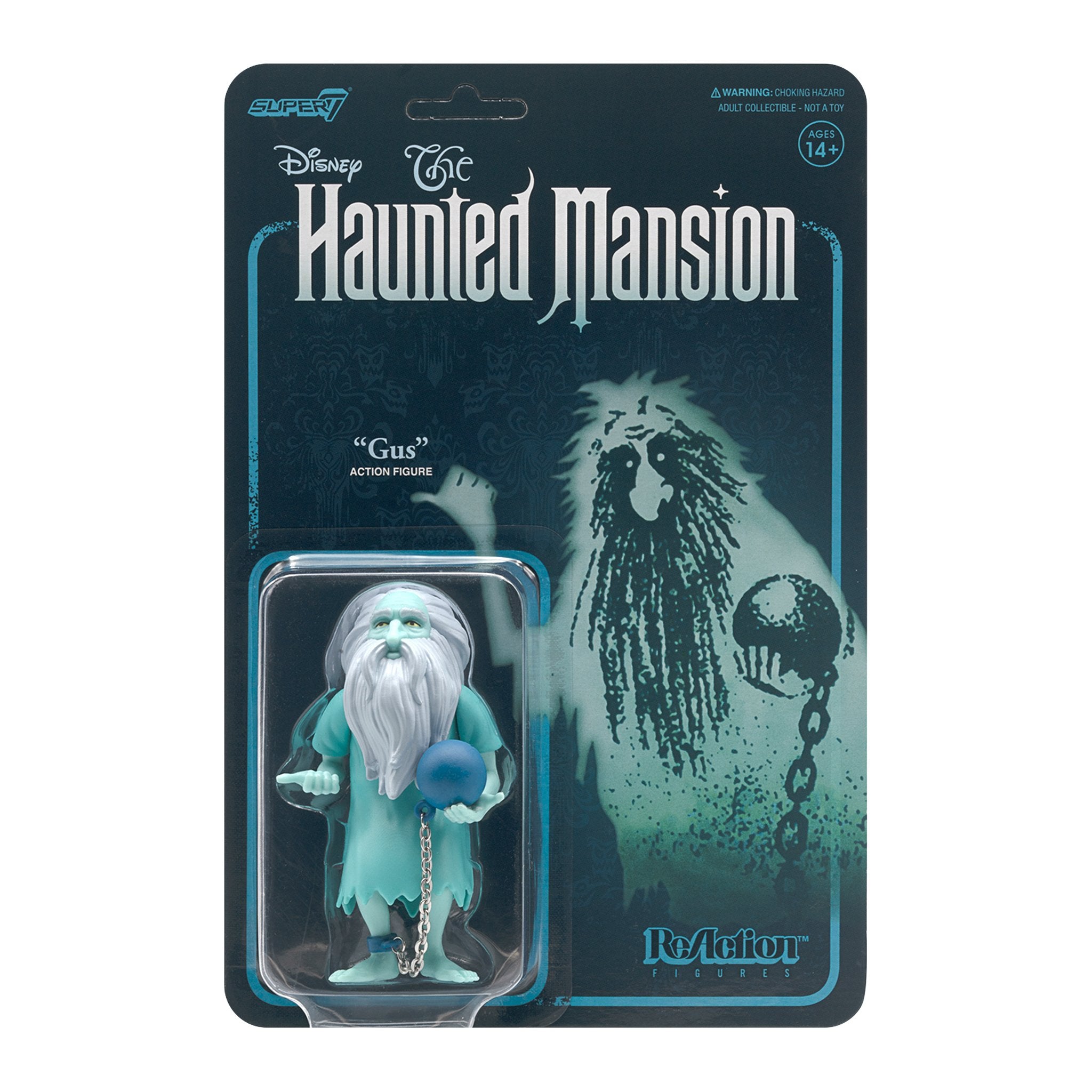 Disney Haunted Mansion Prisoner Ghost Blue 3 3/4-Inch Reaction Figure