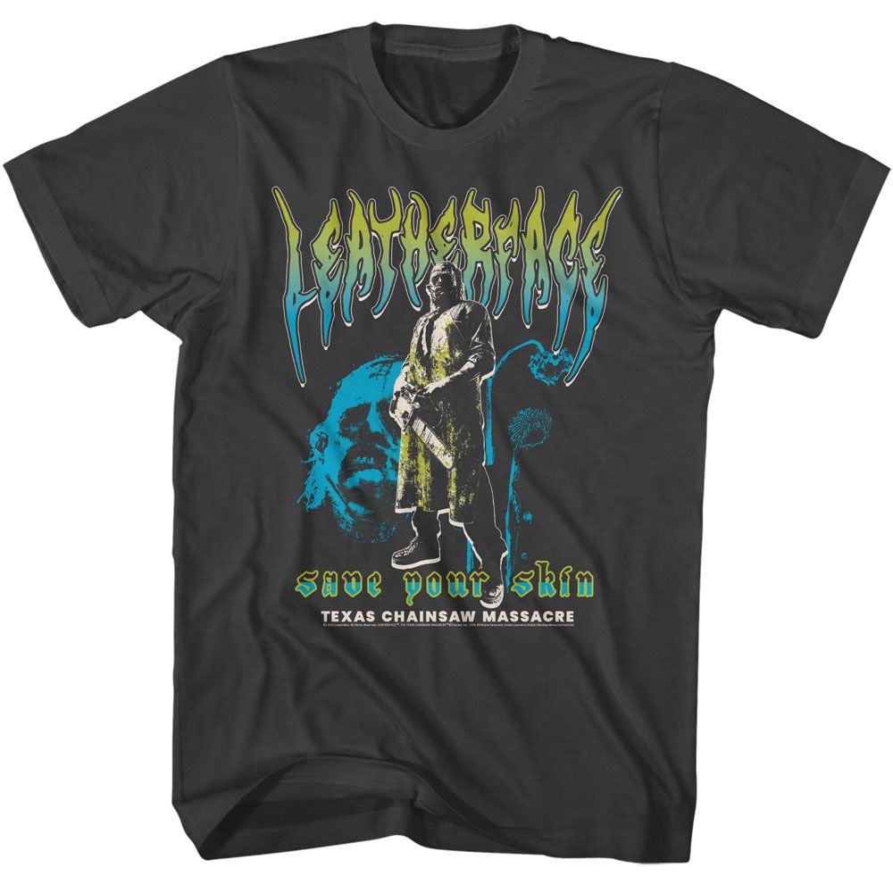 Texas Chainsaw Massacre Gradient Text T-Shirt