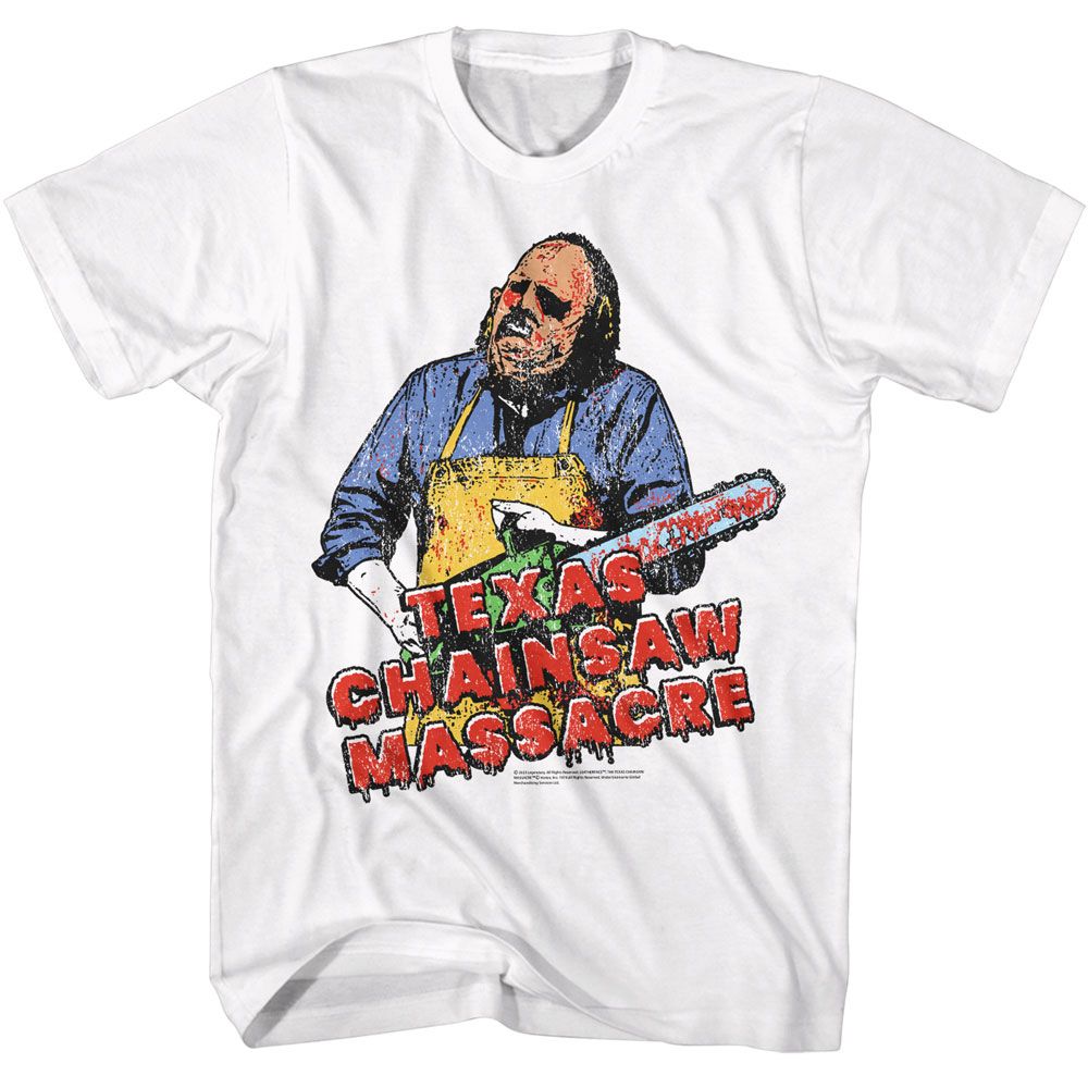 Texas Chainsaw Massacre Leatherface Bloody Logo T-Shirt