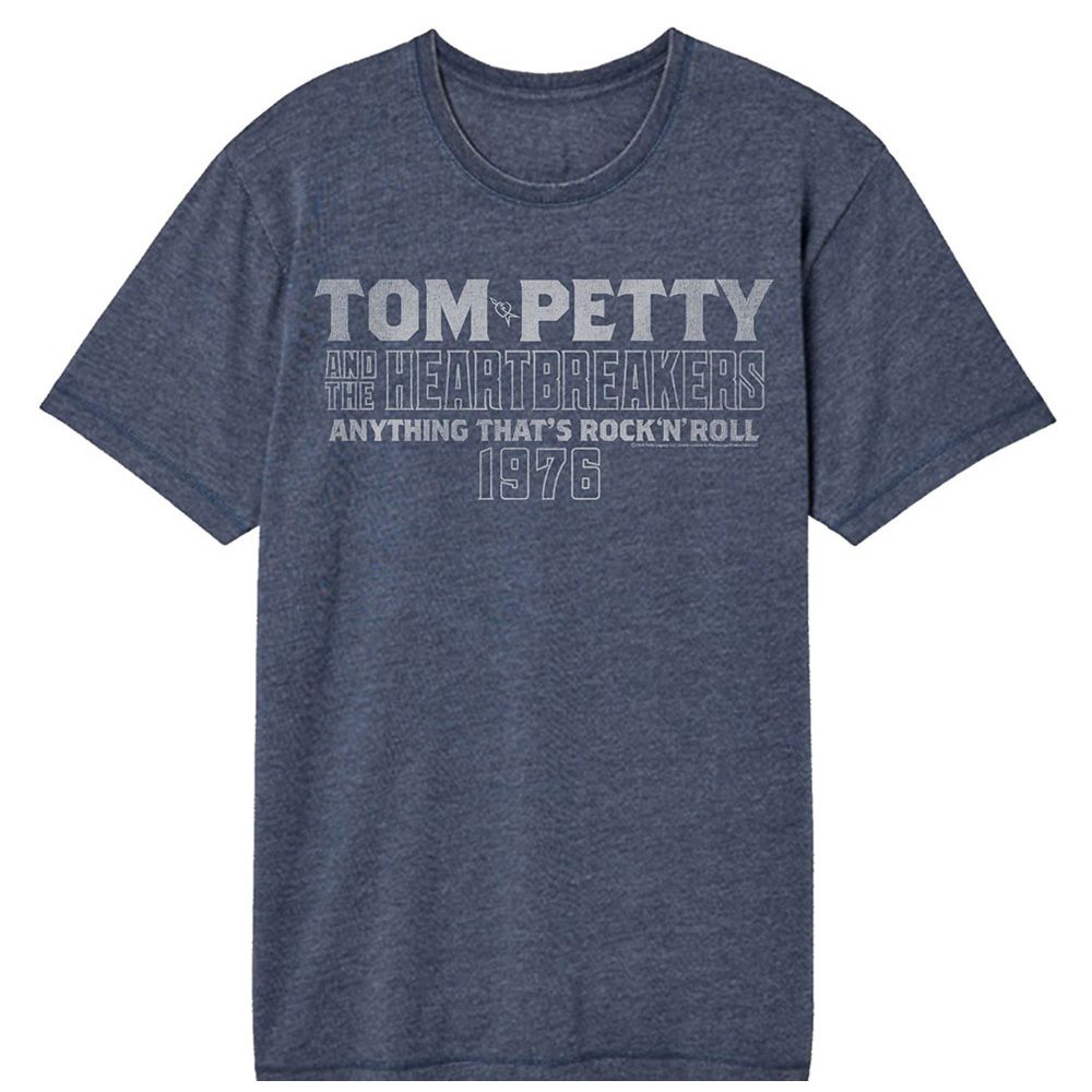 Tom Petty Stacked Text Vintage Wash T-Shirt