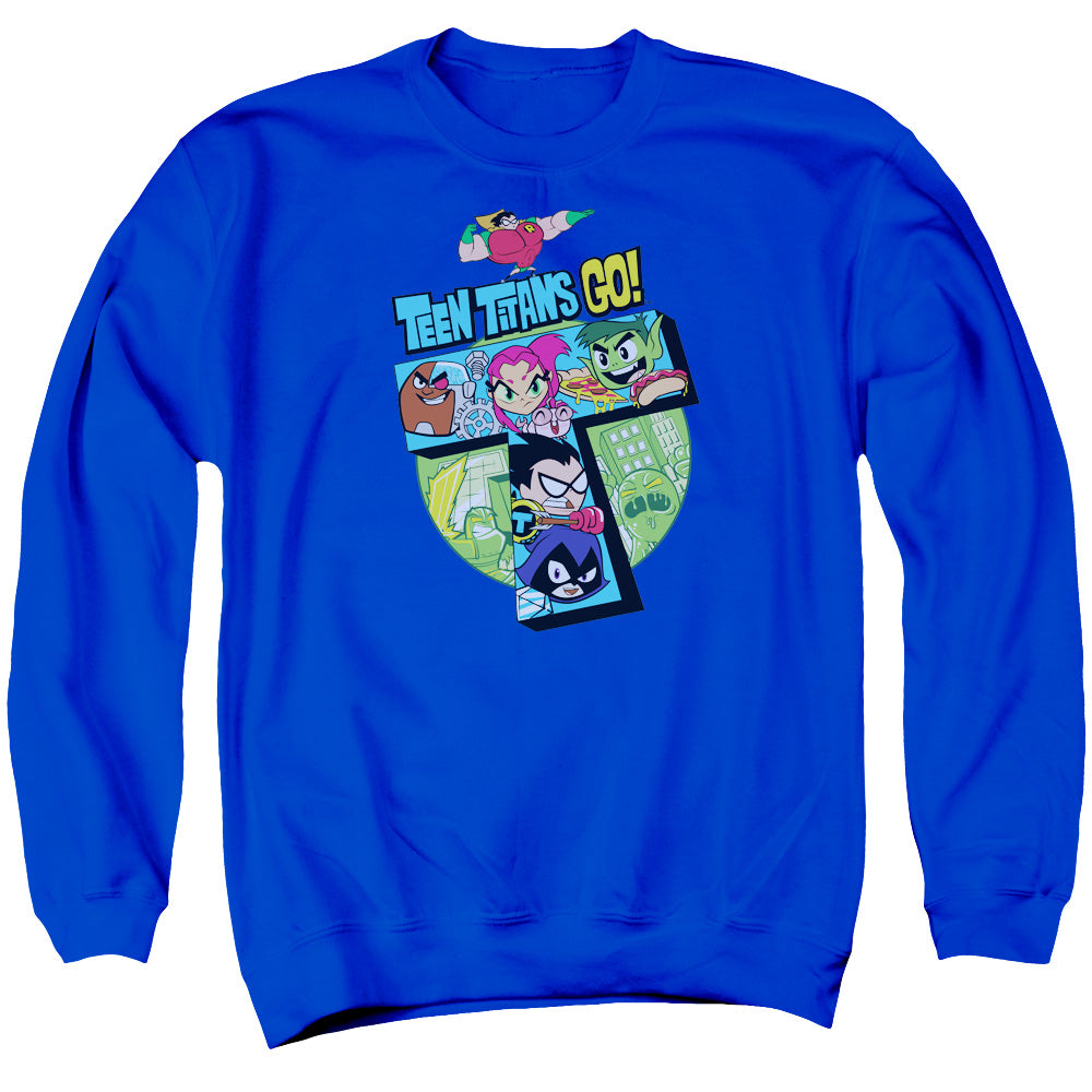 Men's Teen Titans Go! T Crewneck Sweatshirt