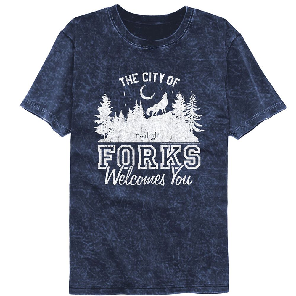 Twilight The City Of Forks Mineral Wash T-Shirt
