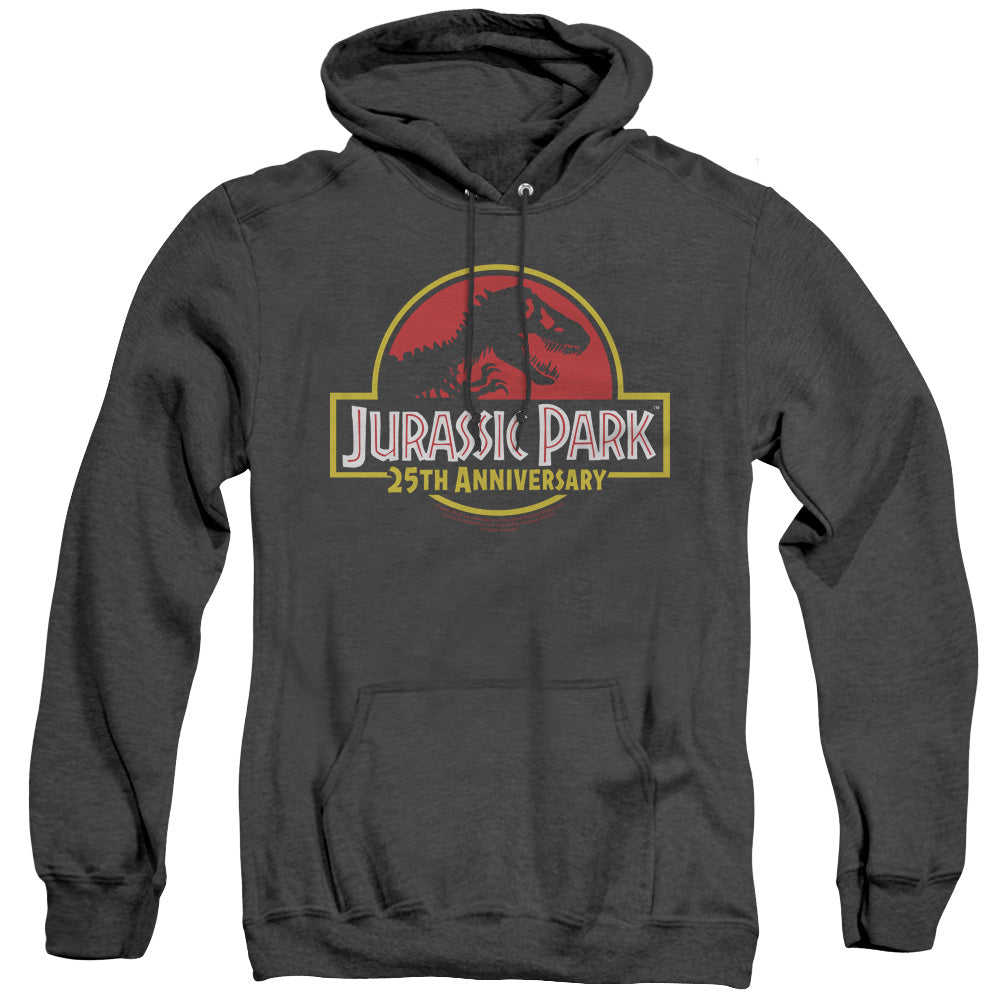 Men's Jurassic Park 25Th Anniversary Logo Heather Pullover Hoodie