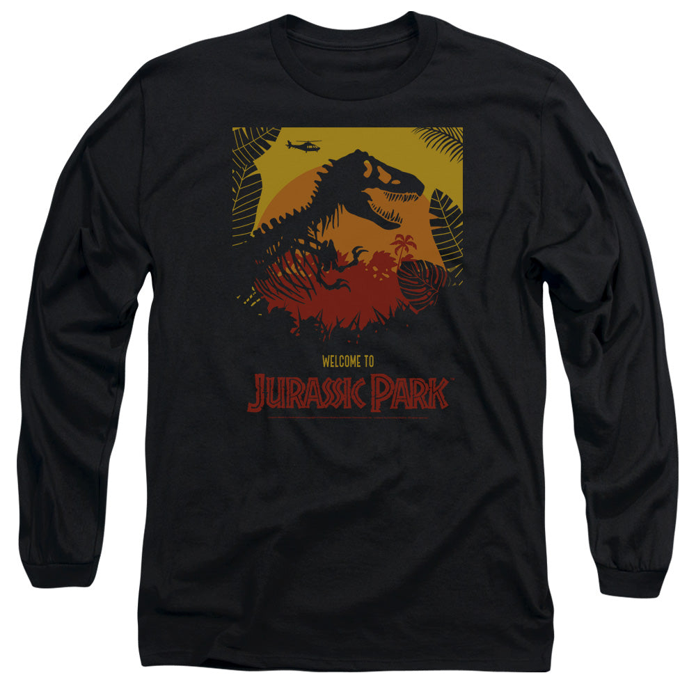 Men's Jurassic Park Welcome To Jp Long Sleeve Tee