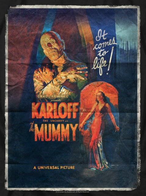 Mummy One Sheet Universal Monsters Tee