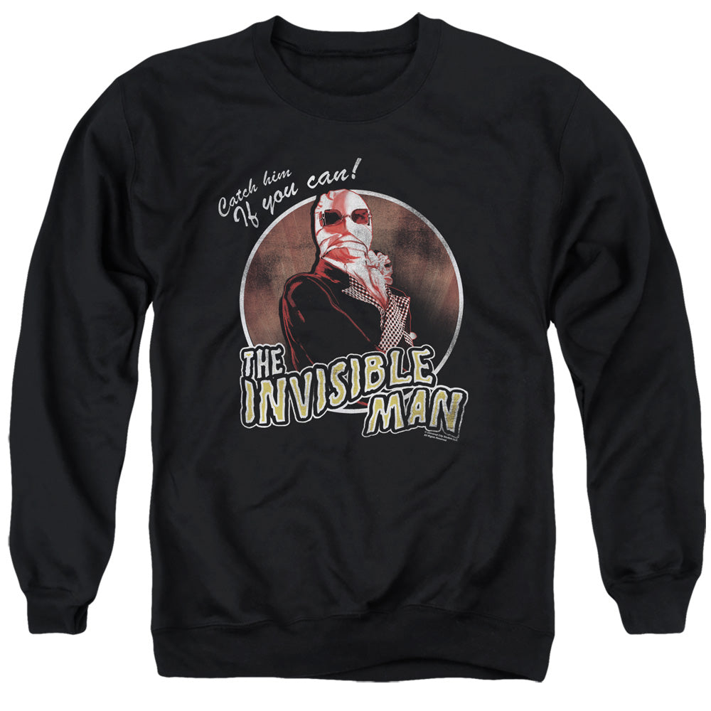 Men's The Invisible Man Catch Him If You Can Crewneck Sweatshirt