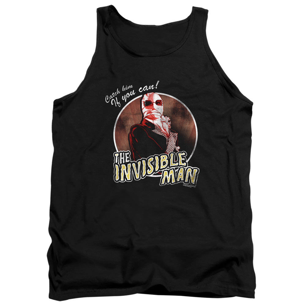 Men's The Invisible Man Catch Him If You Can Tank Top