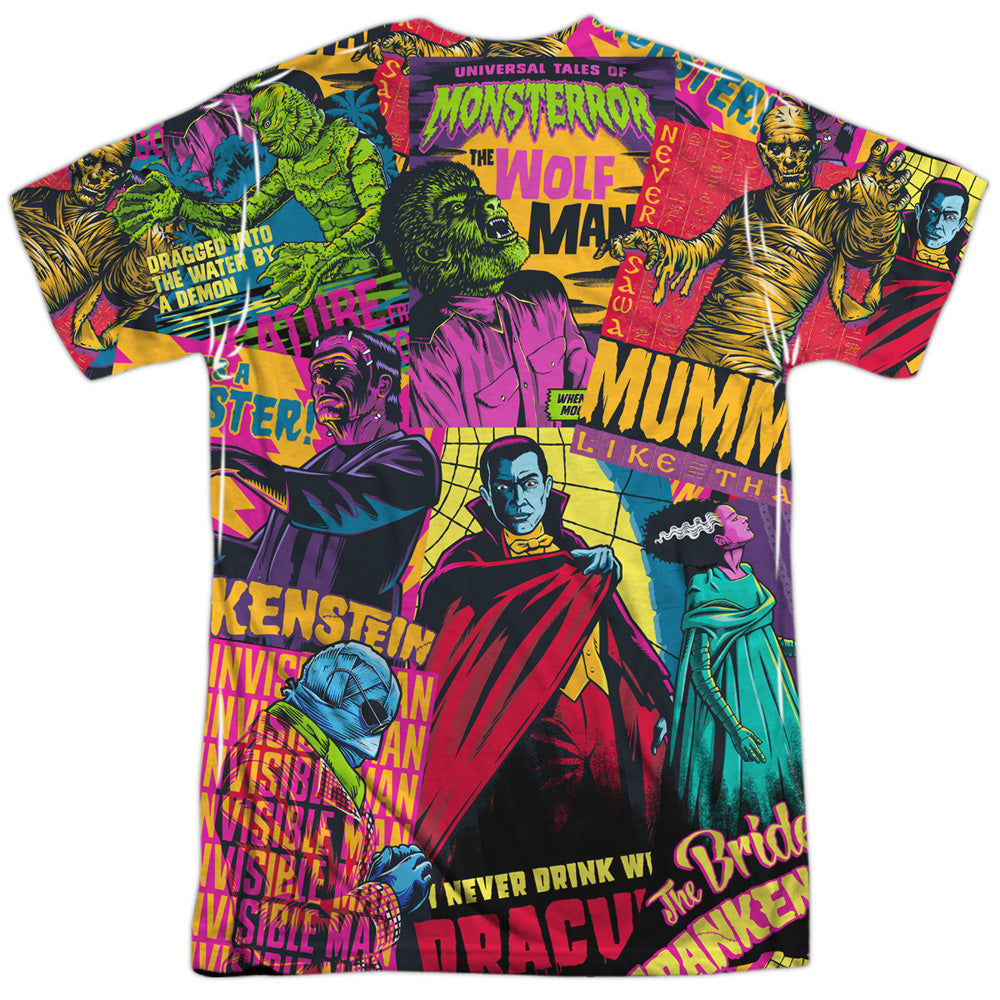 Universal Monsters Poster Mash Sublimated Tee