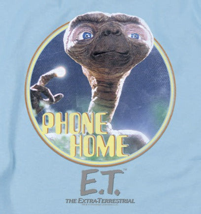 Light Blue Phone Home ET T-Shirt