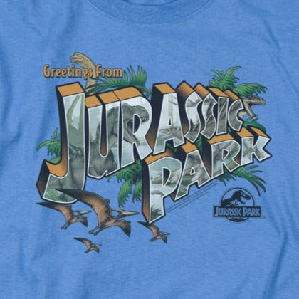 Men's Jurassic Park Greetings From JP T-Shirt