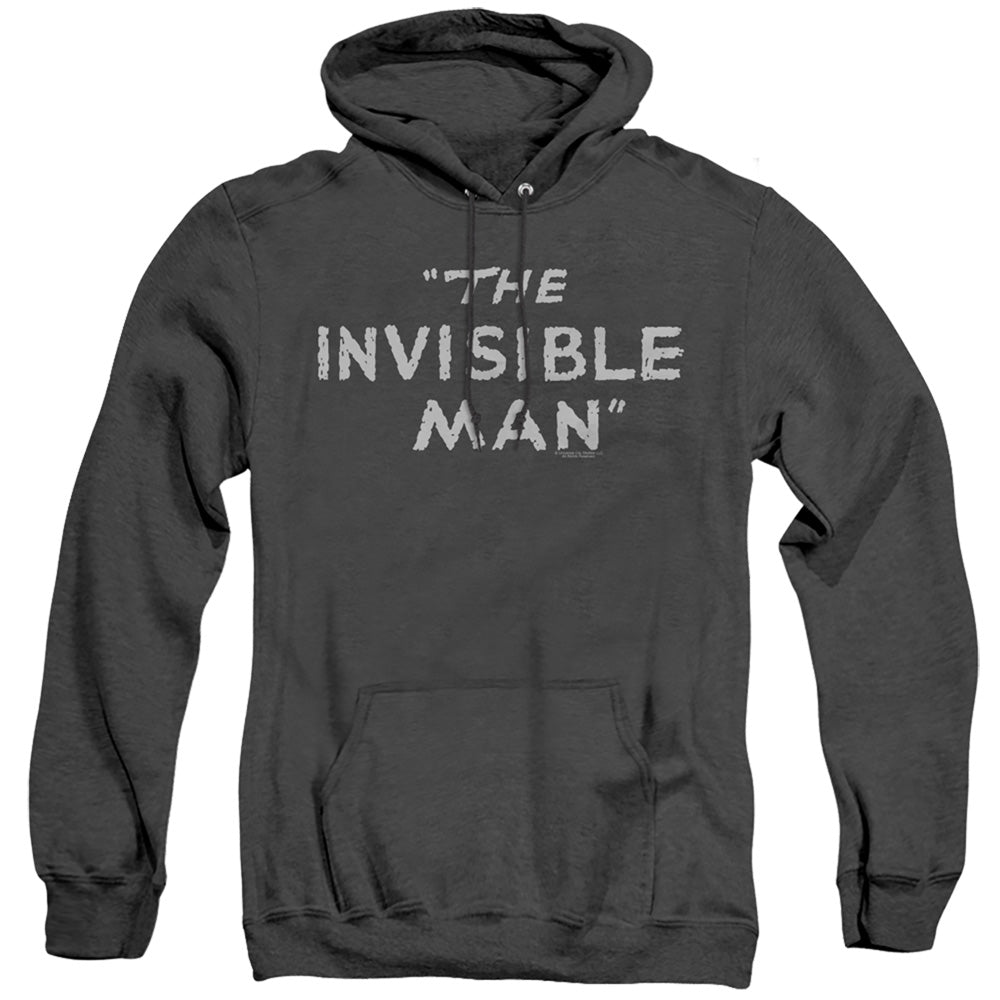 Men's The Invisible Man Title Card Heather Pullover Hoodie