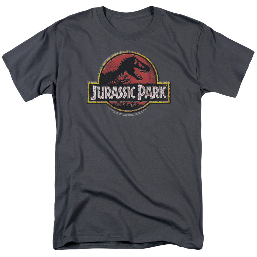 Men's Jurassic Park Stone Logo T-Shirt