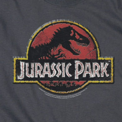 Men's Jurassic Park Stone Logo T-Shirt
