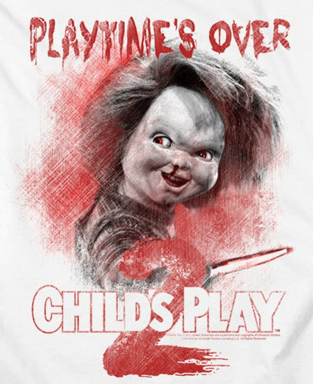 Playtime's Over Child's Play Tee