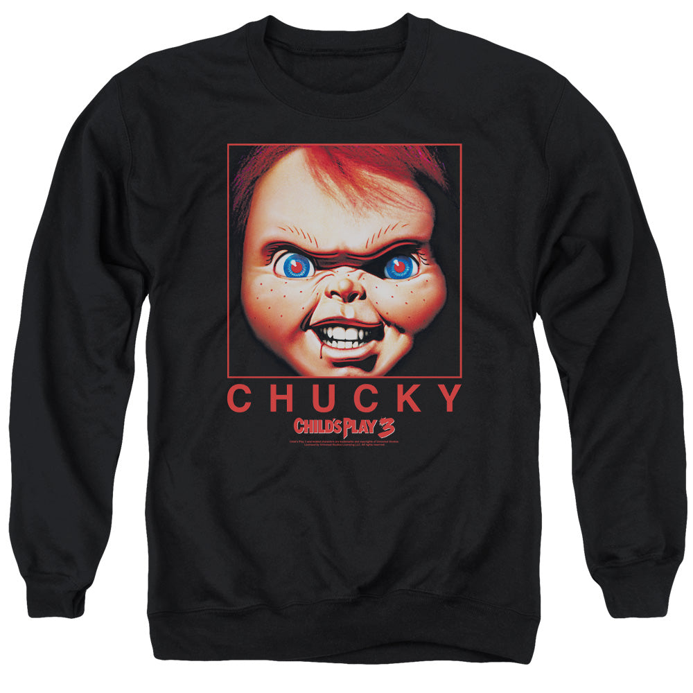Men's Childs Play 3 Chucky Squared Crewneck Sweatshirt