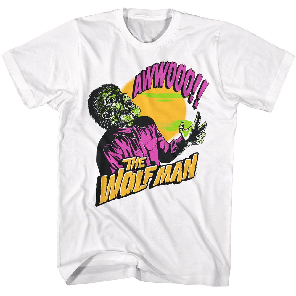 Universal Monsters Wolfman Howling T-Shirt