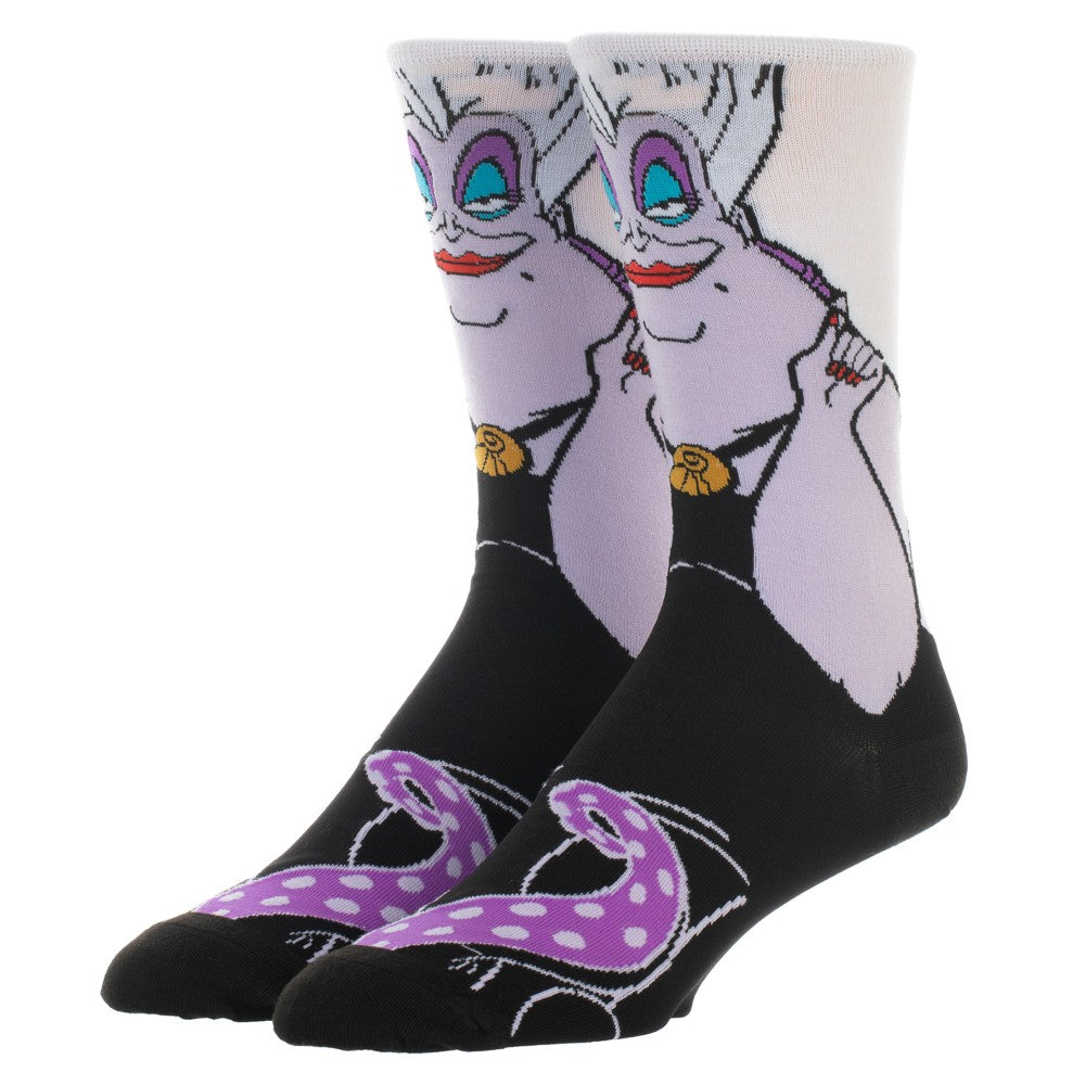 Disney Monsters Inc. Logo Crew Socks 1 Pair Black : Target