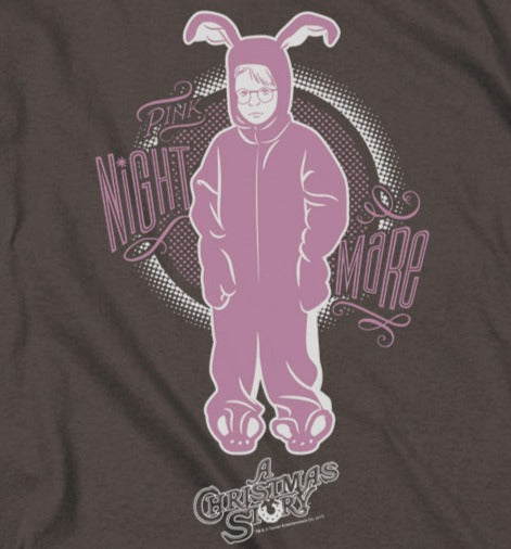 Men's A Christmas Story Pink Nightmare T-Shirt